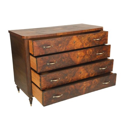 Art Deco Burl Walnut Commode from Gaetano Borsani, 1920s-NJV-715422