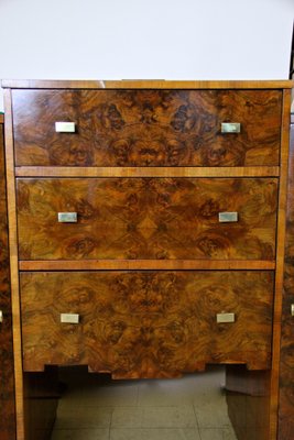 Art Deco Burr Walnut Buffet, Austria, 1925-TQA-1322250