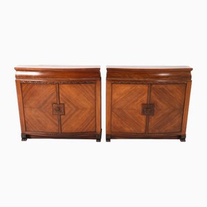 Art Deco Cabinets by Napoleon Le Grand for T Modelhuis N. Legrand, 1920s, Set of 2-MY-1815985