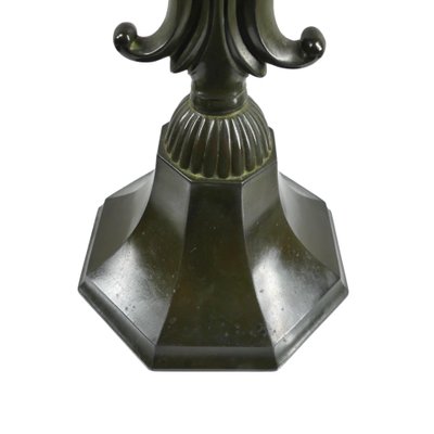 Art Deco Candleholder in Disco Metal by Just Andersen, Denmark, 1930s-RCH-2032522