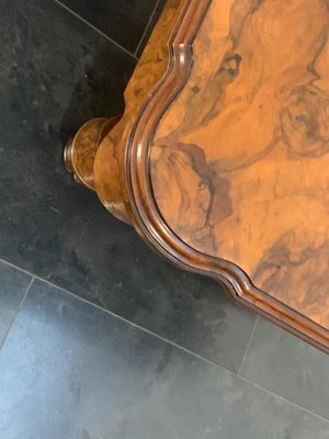 Art Deco Carved Burr Dining Table, 1930s-IJR-861424