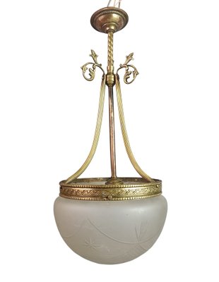 Art Deco Ceiling Lamp, 1920s-ZVO-1445275