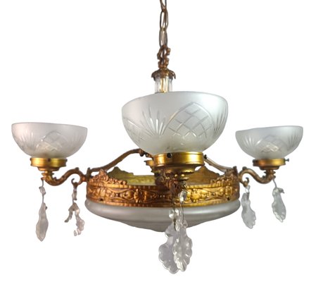 Art Deco Ceiling Lamp, 1930s-ZVO-1447254