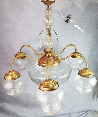 Art Deco Ceiling Lamp, 1930s-ZVO-1447250