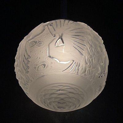 Art Deco Ceiling Lamp attributed to Muller Freres Luneville France, 1930s-JUZ-1723472