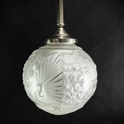 Art Deco Ceiling Lamp attributed to Muller Freres Luneville France, 1930s-JUZ-1723472