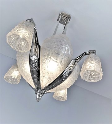 Art Deco Ceiling Lamp by André Nuet & Charles Schneider-FPY-1151145