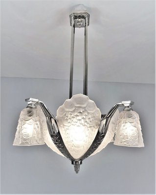 Art Deco Ceiling Lamp by André Nuet & Charles Schneider-FPY-1151145