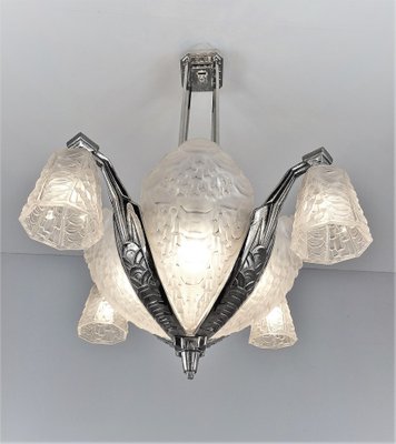 Art Deco Ceiling Lamp by André Nuet & Charles Schneider-FPY-1151145