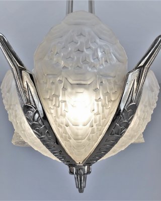 Art Deco Ceiling Lamp by André Nuet & Charles Schneider-FPY-1151145