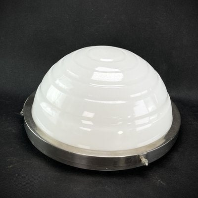 Art Deco Ceiling Lamp in Opal, 1940s-JUZ-1730615