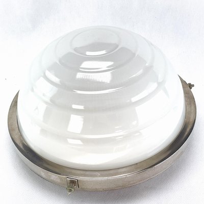 Art Deco Ceiling Lamp in Opal, 1940s-JUZ-1730615