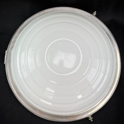 Art Deco Ceiling Lamp in Opal, 1940s-JUZ-1730615