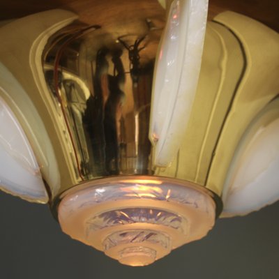 Art Deco Ceiling Lamp in the style of Jean Perzel, 1930s-SY-1723691