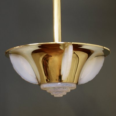 Art Deco Ceiling Lamp in the style of Jean Perzel, 1930s-SY-1723691