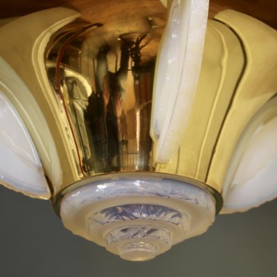 Art Deco Ceiling Lamp in the style of Jean Perzel, 1930s-SY-1723691