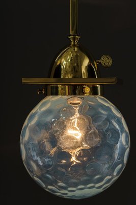 Art Deco Ceiling Lamps with Original Glass Shades, Vienna, 1920s, Set of 2-SPD-1705125