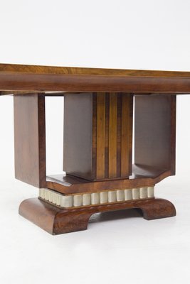 Art Deco Center Table in Precious Wood, 1920s-RCE-1448836