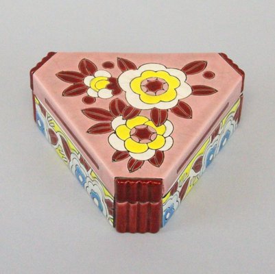 Art Deco Ceramic Box from Longwy, 1920s-NE-555846