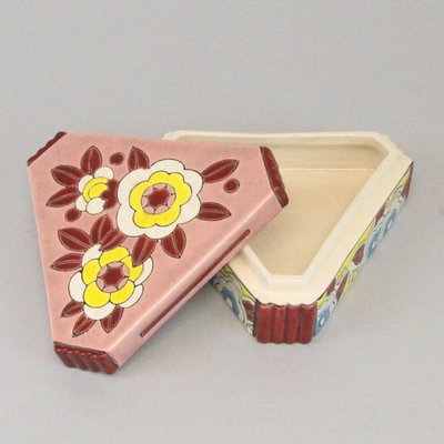 Art Deco Ceramic Box from Longwy, 1920s-NE-555846