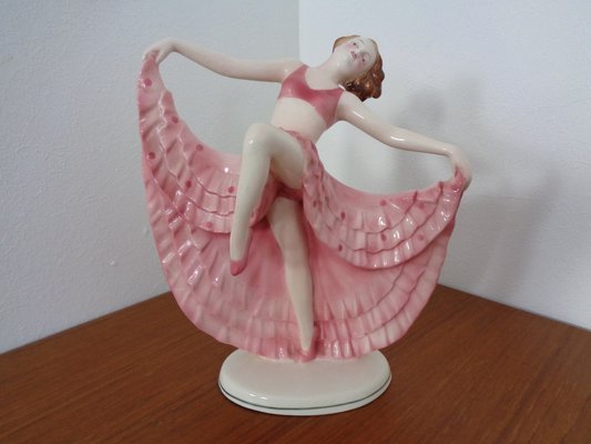 Art Deco Ceramic Dancer from Hertwig & Co Katzhütte, 1920s-RDW-1279669