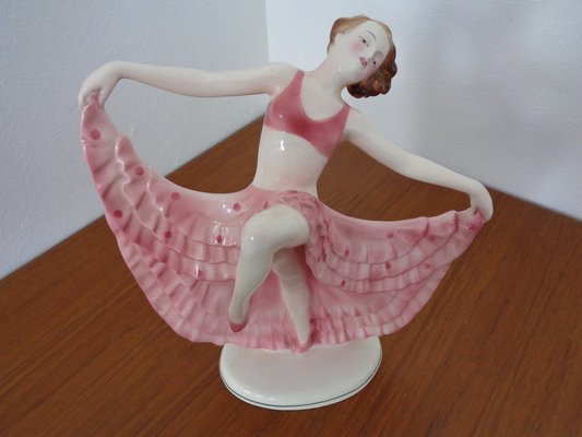 Art Deco Ceramic Dancer from Hertwig & Co Katzhütte, 1920s-RDW-1279669