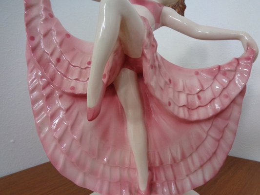 Art Deco Ceramic Dancer from Hertwig & Co Katzhütte, 1920s-RDW-1279669