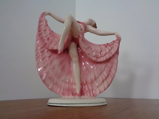 Art Deco Ceramic Dancer from Hertwig & Co Katzhütte, 1920s-RDW-1279669