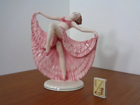 Art Deco Ceramic Dancer from Hertwig & Co Katzhütte, 1920s-RDW-1279669