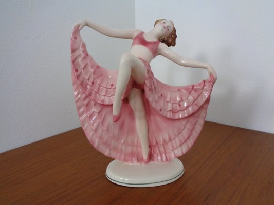 Art Deco Ceramic Dancer from Hertwig & Co Katzhütte, 1920s-RDW-1279669