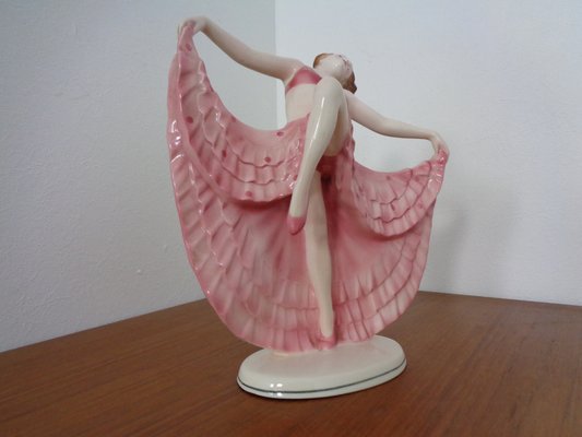 Art Deco Ceramic Dancer from Hertwig & Co Katzhütte, 1920s-RDW-1279669