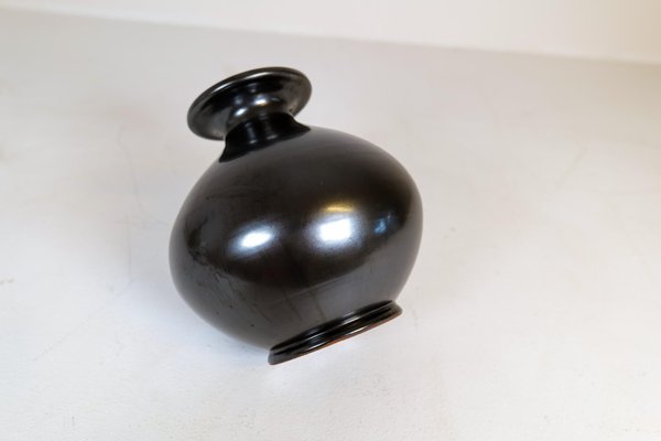 Art Deco Ceramic Globe Vase from Upsala Ekeby, Sweden, 1930s-UYK-1371216