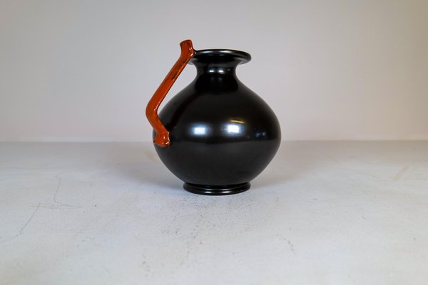 Art Deco Ceramic Globe Vase from Upsala Ekeby, Sweden, 1930s-UYK-1371216