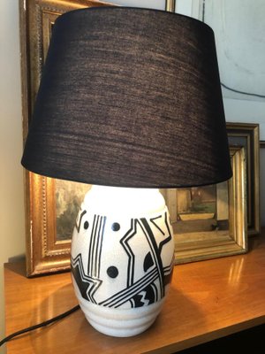 Art Deco Ceramic Lamp-AVC-1010399