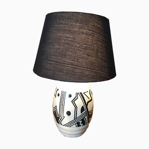 Art Deco Ceramic Lamp-AVC-1010399