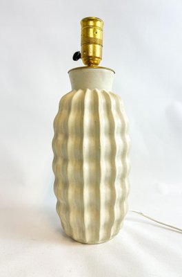 Art Deco Ceramic Organic Table Lamp from Upsala Ekeby, Sweden-UYK-859053