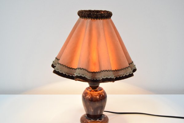 Art Deco Ceramic Table Lamp, 1930s-TZ-1317956