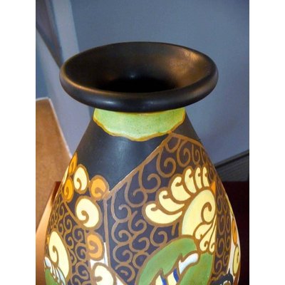 Art Deco Ceramic Vase from Boch Frères Keramis, 1926-YGE-590318