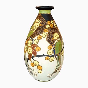 Art Deco Ceramic Vase from Boch Frères Keramis, 1926-YGE-590318