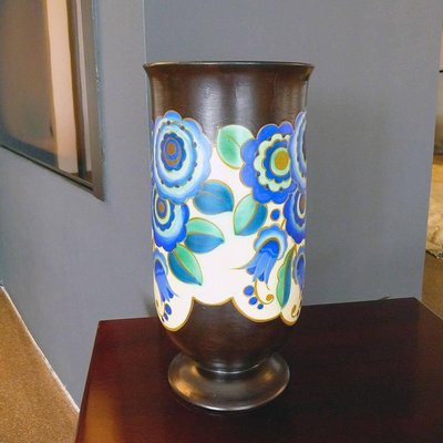 Art Deco Ceramic Vase from Keramis, 1930s-YGE-590350