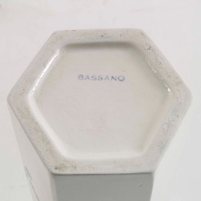 Art Deco Ceramic Vases from Bassano, 1950s, Set of 2-NJV-850112