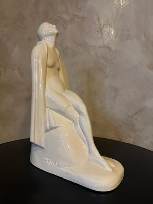 Art Deco Ceramic Woman by Louis Rivet, 1930-BFK-1804177