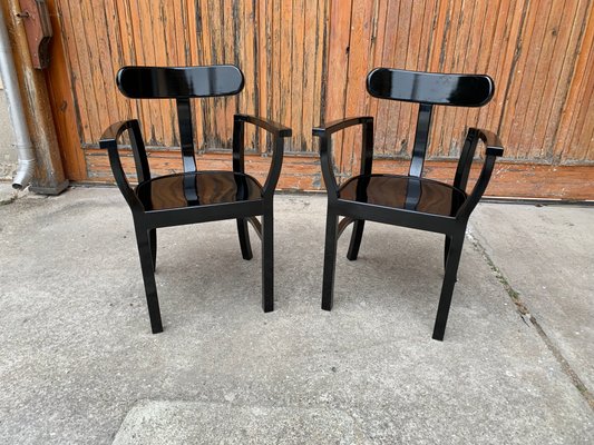 Art Deco Chairs by Lajos Kozma for Woodworking RT, 1920s, Set of 2-OXJ-1166505