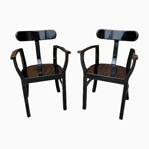 Art Deco Chairs by Lajos Kozma for Woodworking RT, 1920s, Set of 2-OXJ-1166505