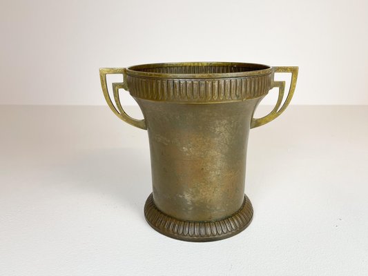 Art Deco Champagne Cooler in Copper and Brass, Sweden, 1930s-UYK-935024