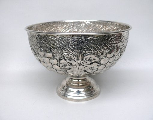 Art Deco Champagne Cooler with Wine Leaves and Grape Motif, 1930s-EY-1787879