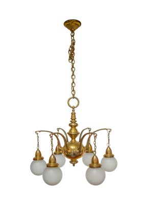 Art Deco Chandelier, 1930s-LWW-1437907