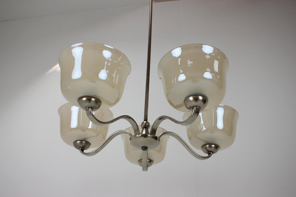 Art Deco Chandelier, 1930s-TZ-961273