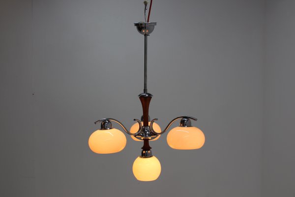 Art Deco Chandelier, 1930s-TZ-686142