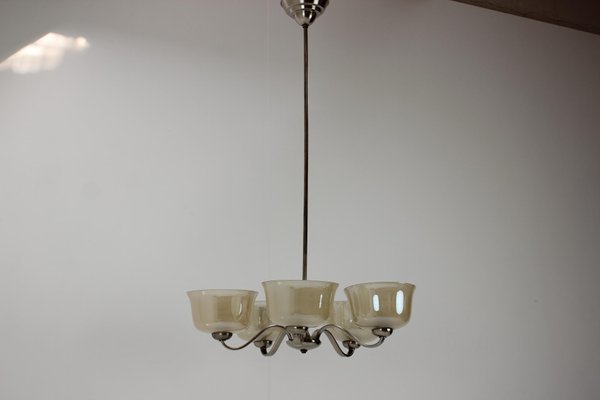 Art Deco Chandelier, 1930s-TZ-961273